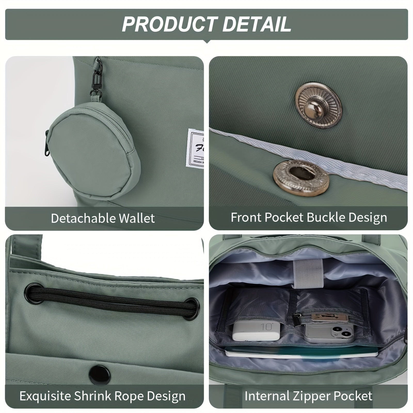 Large Capacity Multifunctional Tote Travel Bag