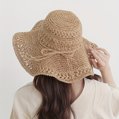 Elegant Oversized Wide Brim Sun Hat