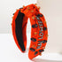 Halloween Skull Twisted Knot Headbands with Rhinestone