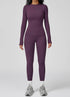 Sports Wear with Long Sleeve T-Shirt and Leggings