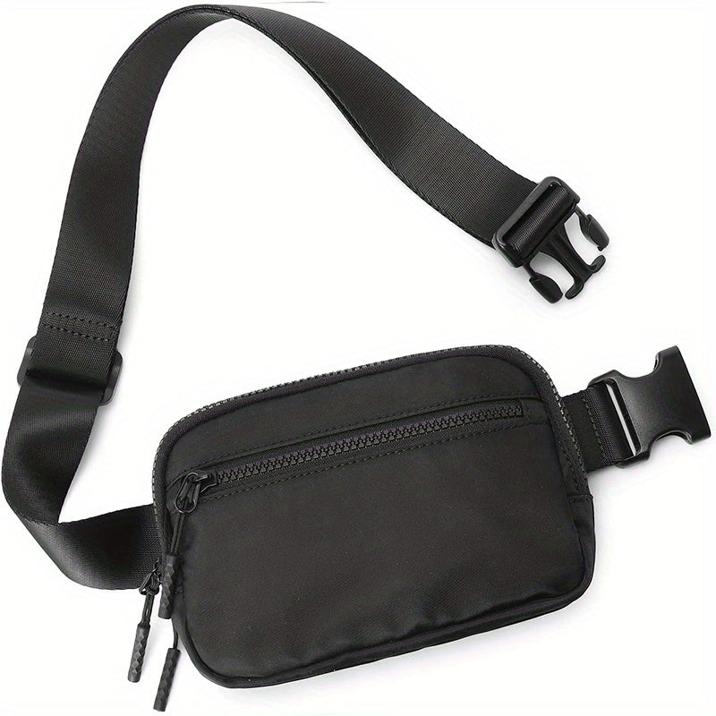 Waist Bag with 4 Zipper Pockets