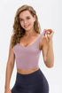 Longline Crop Tops with Built-in Bra - Stylish & Supportive Tops