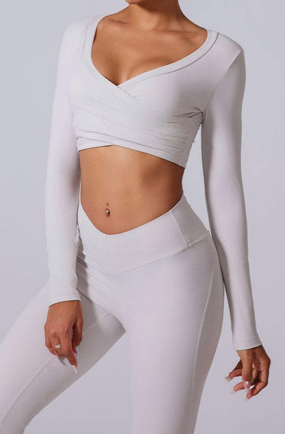 Long Sleeve Sports Yoga Set | Comfortable &amp; Stylish for Every Session