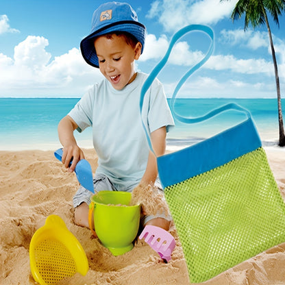 Colored Mesh Beach Bag