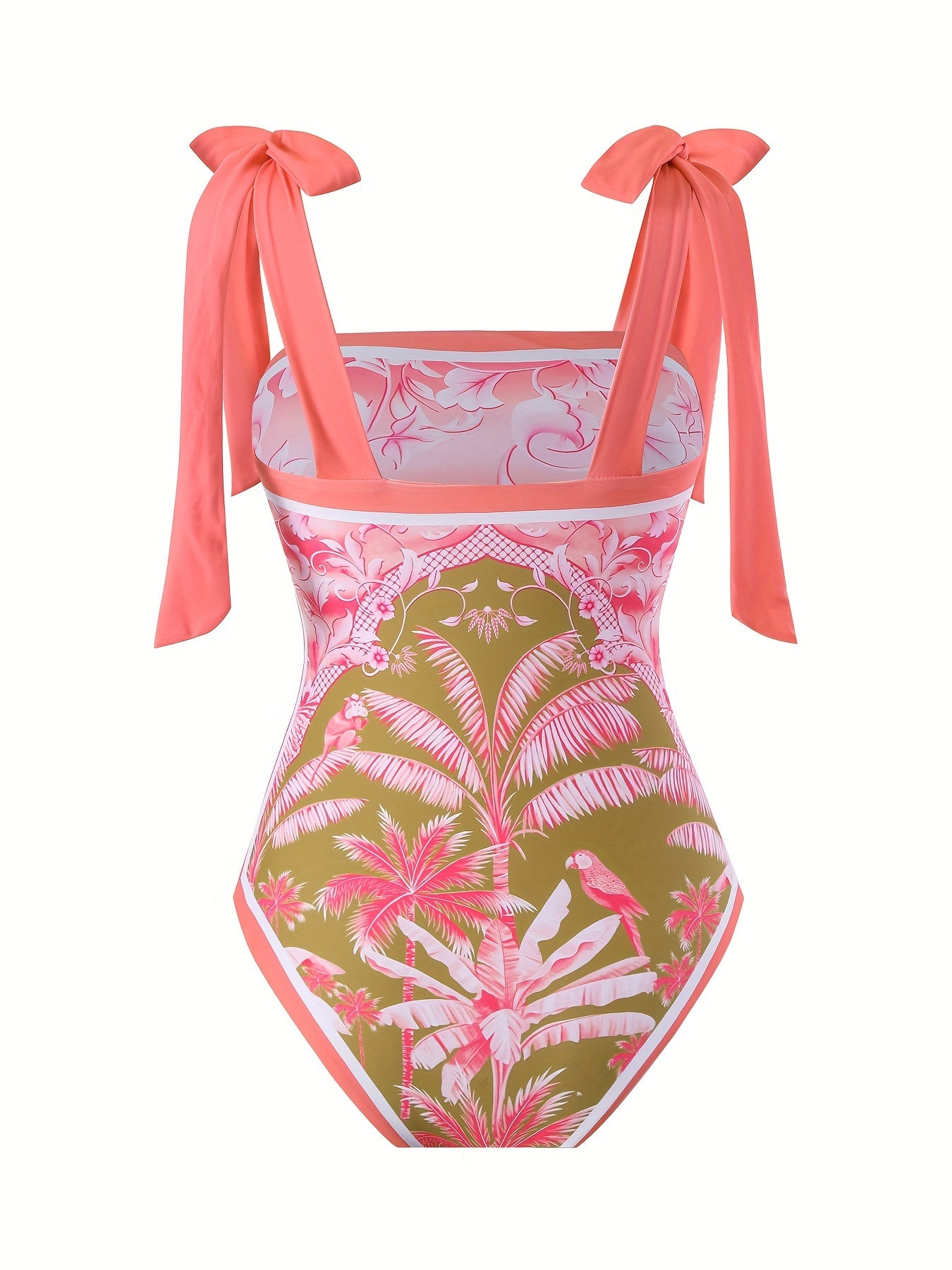 Plant Graphic 2 Piece Swimsuits