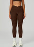 Cross Waist Yoga Leggings with Pockets