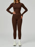 Sport Set with Long Sleeve Crew Neck T-Shirt and Legging
