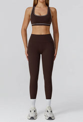 Athletic Wear with Racerback Sports Bra and Legging