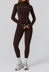 Athletic Wear with Cropped Jacket and Legging