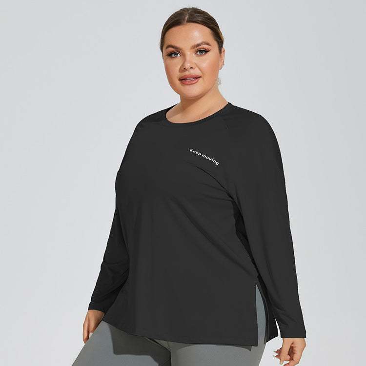 Plus Size Loose Long Sleeve T-Shirts | Comfortable &amp; Stylish