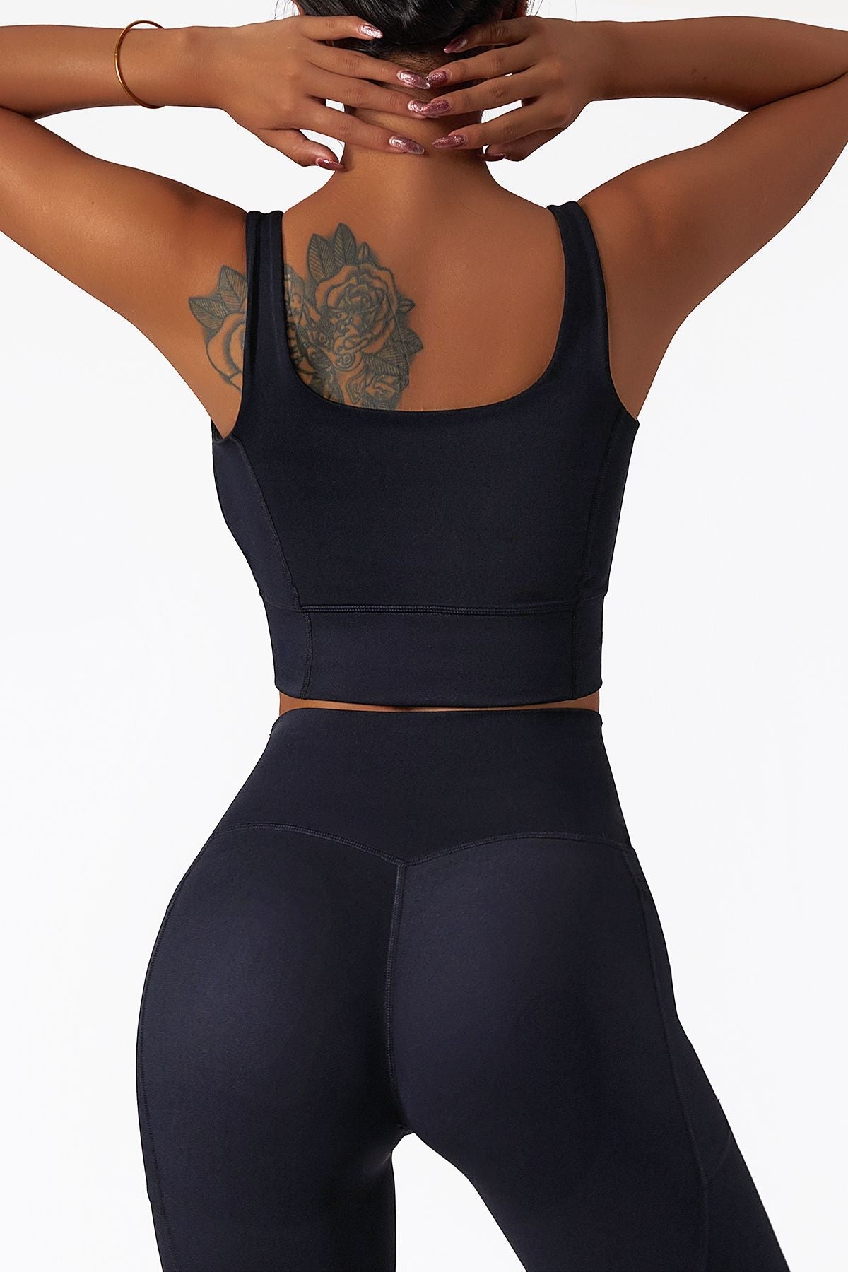 Longline Backless Sports Bra Top – Stylish, Supportive, &amp; Comfortable