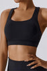 Crossover Back Bra Top – Stylish & Supportive for Active Wear