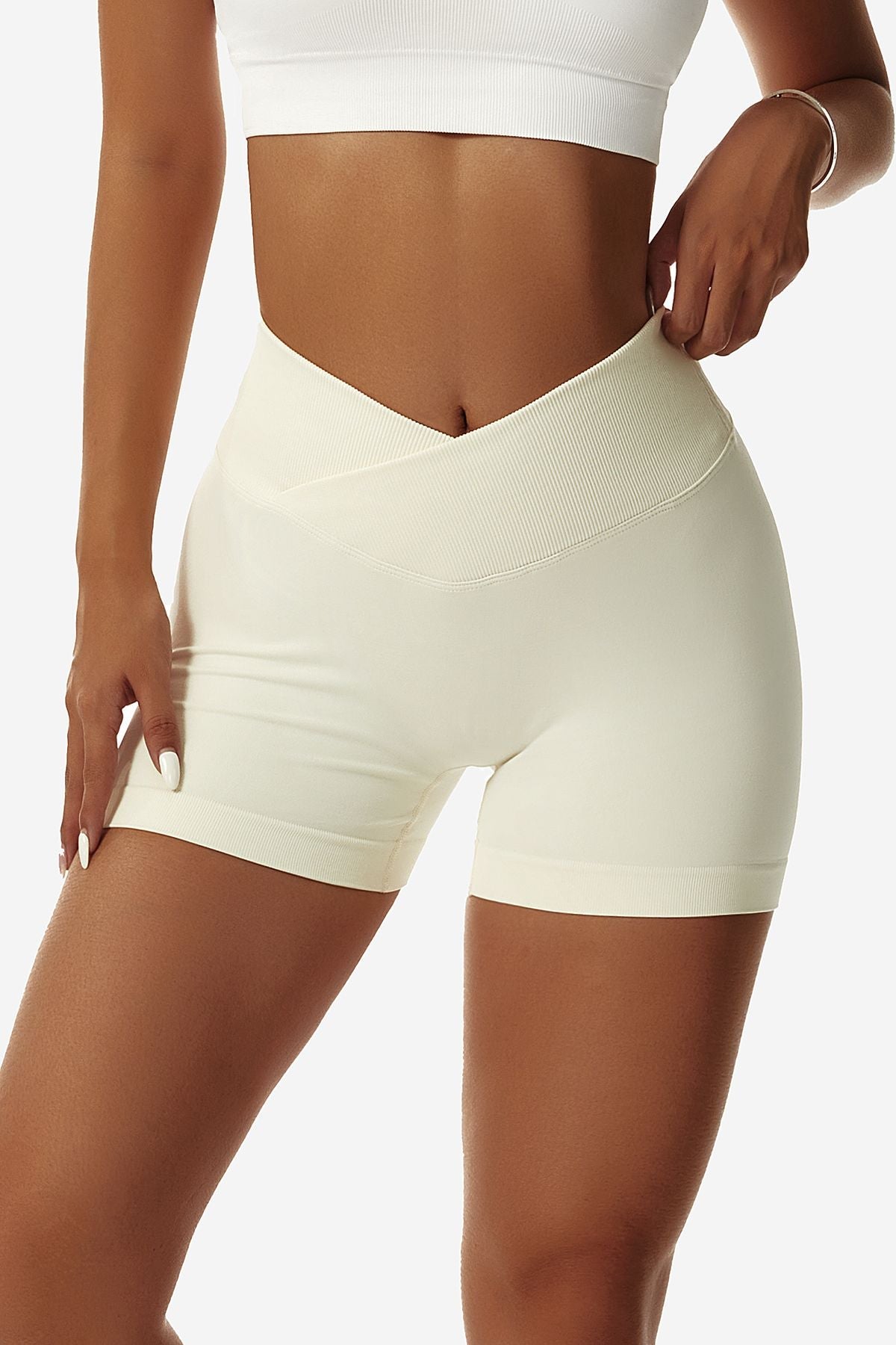 V-Cut Scrunch Butt Shorts