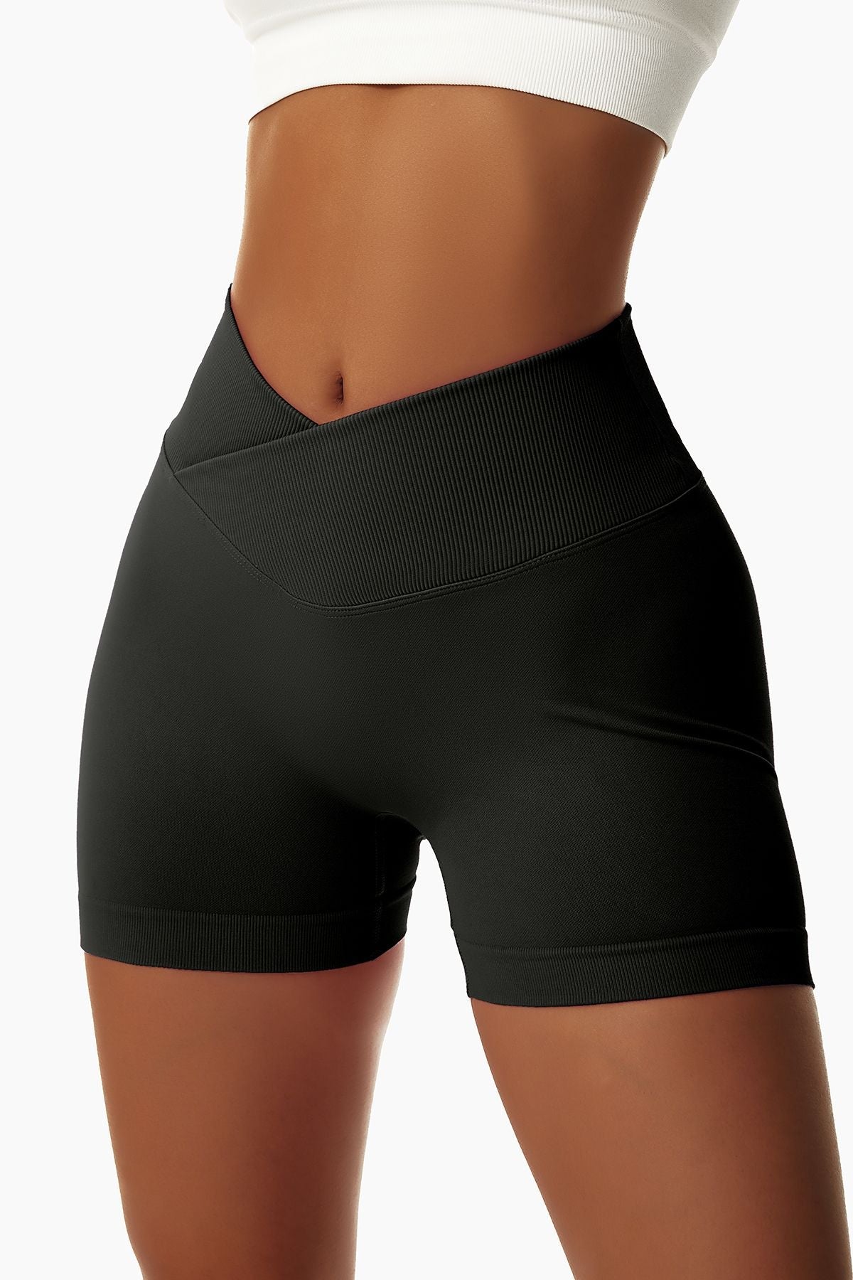 V-Cut Scrunch Butt Shorts