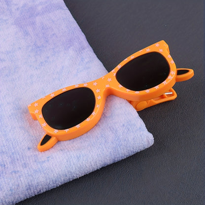 Sunglasses Shape Beach Towel Clips