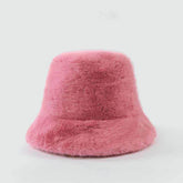 Fluffy Faux Fur Bucket Hats