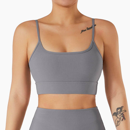 Thin Shoulder Straps Sports Bra | Perfect for Fitness and Workouts