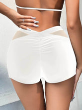 Mesh High Waist Swimsuit Short