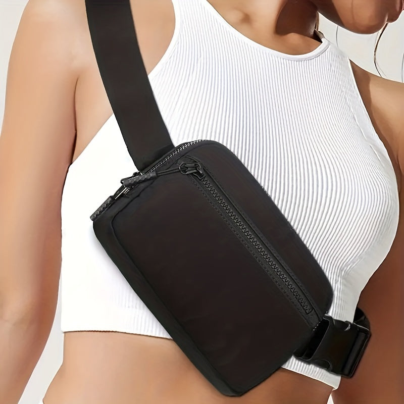 Waist Bag with 4 Zipper Pockets