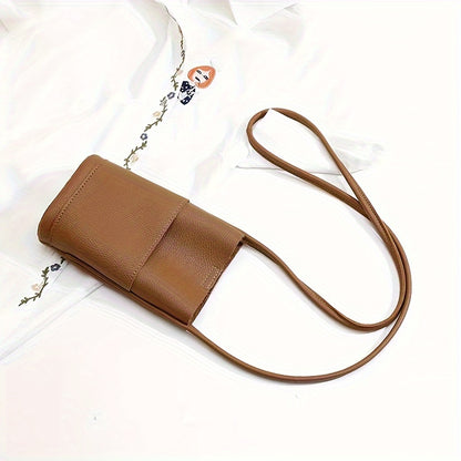 Chic PU Leather Cellphone Bag for Women