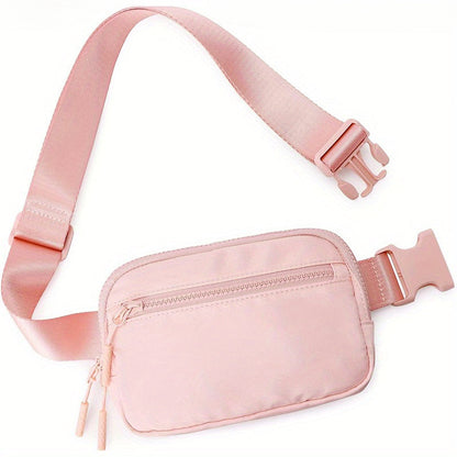 Waist Bag with 4 Zipper Pockets