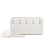Long PU Leather Clutches Bag