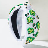 Clover Headband for Saint Patrick&