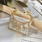 Small Fragrant Wind Metal Bag Keychain