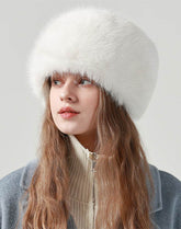 Fuzzy Furry Winter Faux Fur Hat Warm Fluffy Bucket Hat