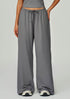 Athletic Wide Leg Lounge Pants with Drawstring and Pockets