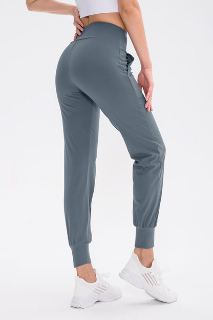 High-Waist Tapered Jogger