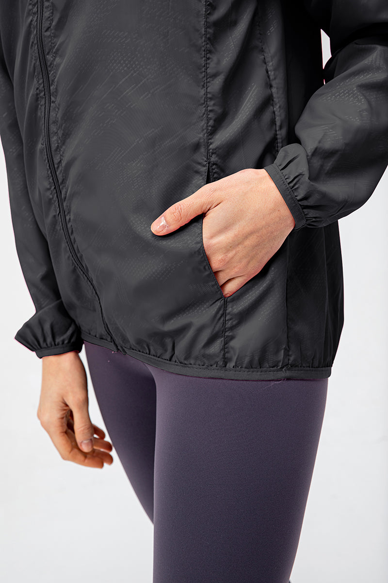 Full-Zip Packable Windbreaker | Portable &amp; Weather-Resistant