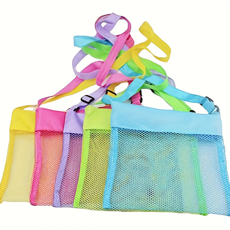 Colored Mesh Beach Bag