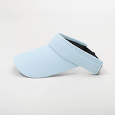 Wide Brim Sports Visor Hats Adjustable Empty Top Cap