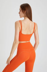 Double Strap Longline Sports Tank Tops