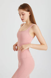 Double Strap Longline Sports Tank Tops