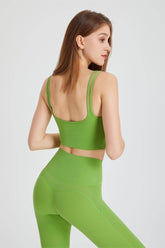 Double Strap Longline Sports Tank Tops