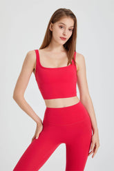 Double Strap Longline Sports Tank Tops