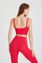 Double Strap Longline Sports Tank Tops