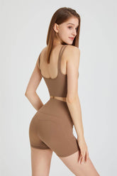 Double Strap Longline Sports Tank Tops