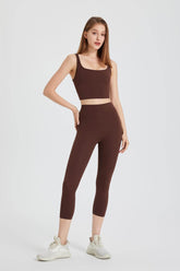 Double Strap Longline Sports Tank Tops