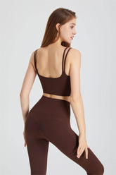 Double Strap Longline Sports Tank Tops