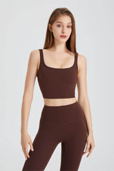 Double Strap Longline Sports Tank Tops