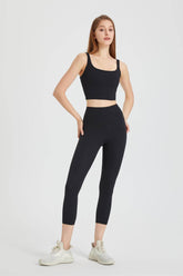 Double Strap Longline Sports Tank Tops