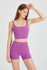 Double Strap Longline Sports Tank Tops