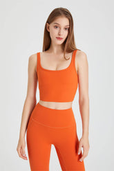 Double Strap Longline Sports Tank Tops