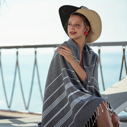 Turkish Tassel Beach Towel