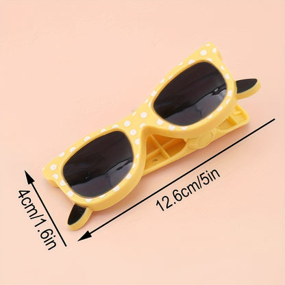 Sunglasses Shape Beach Towel Clips