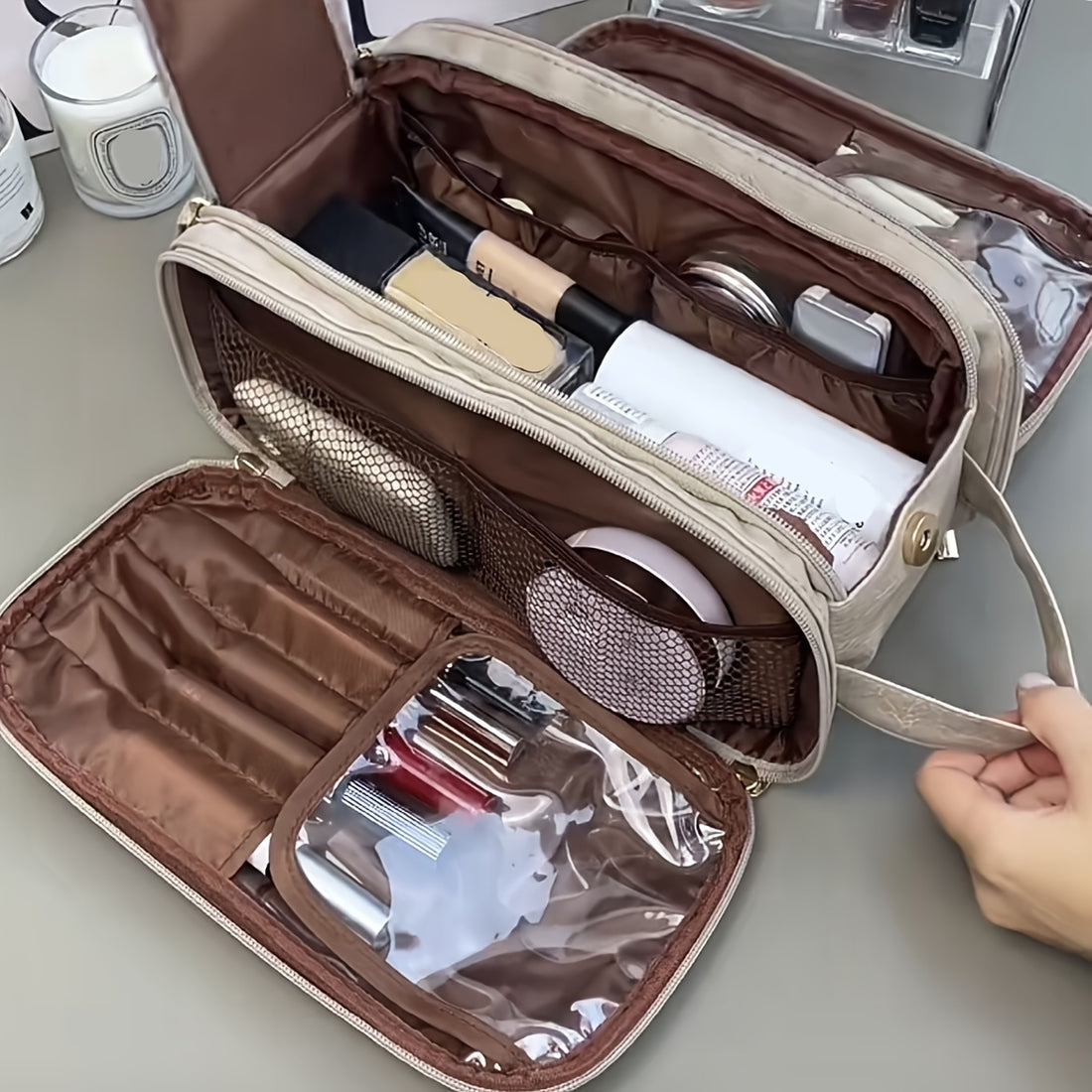 Large Capacity Cosmetic Bag