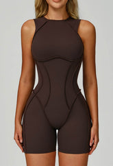 Sleeveless Backless Yoga One Piece Jumpsuits